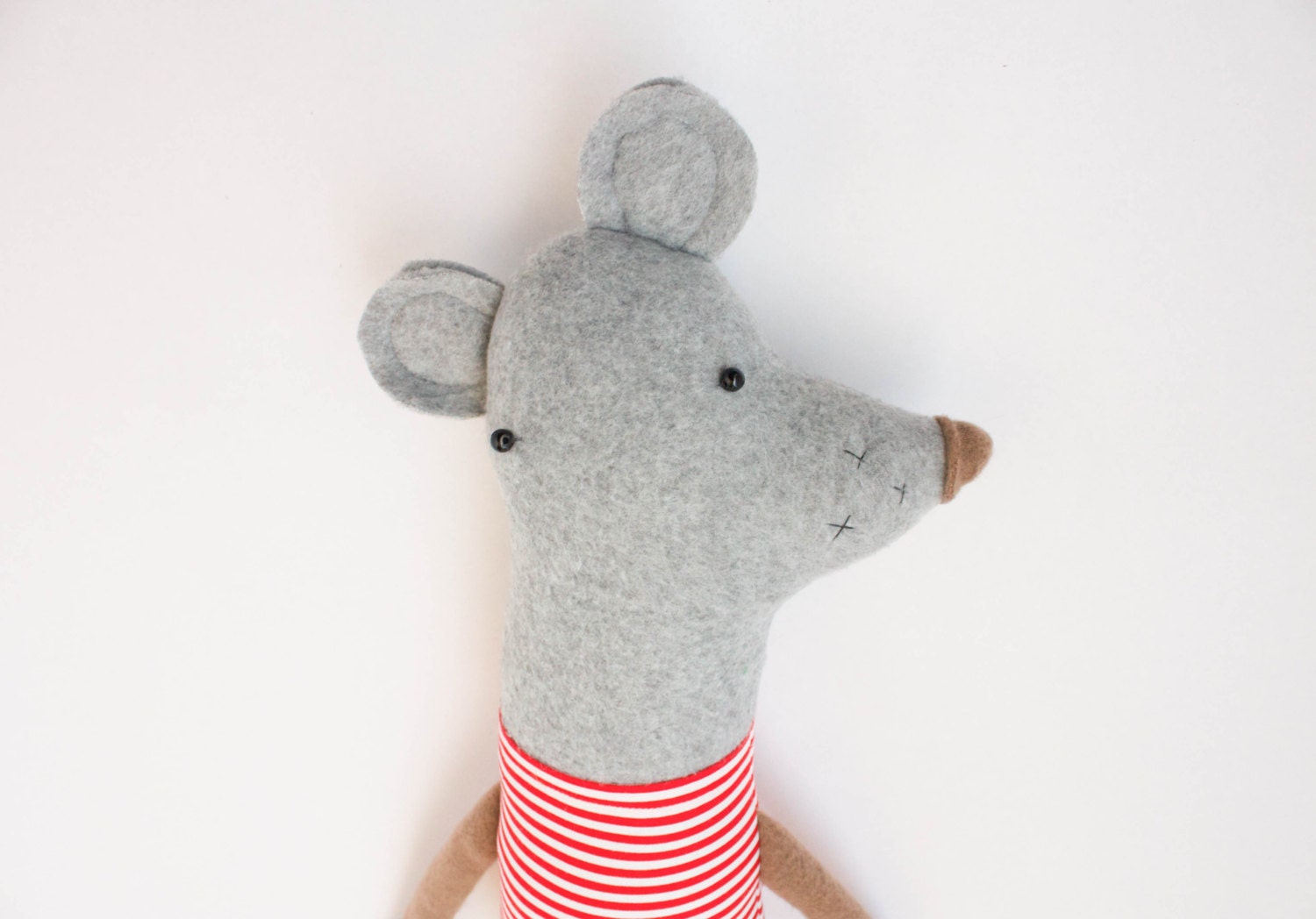 Plush Rodent Friend- Finkelstein's Center Handmade Creature