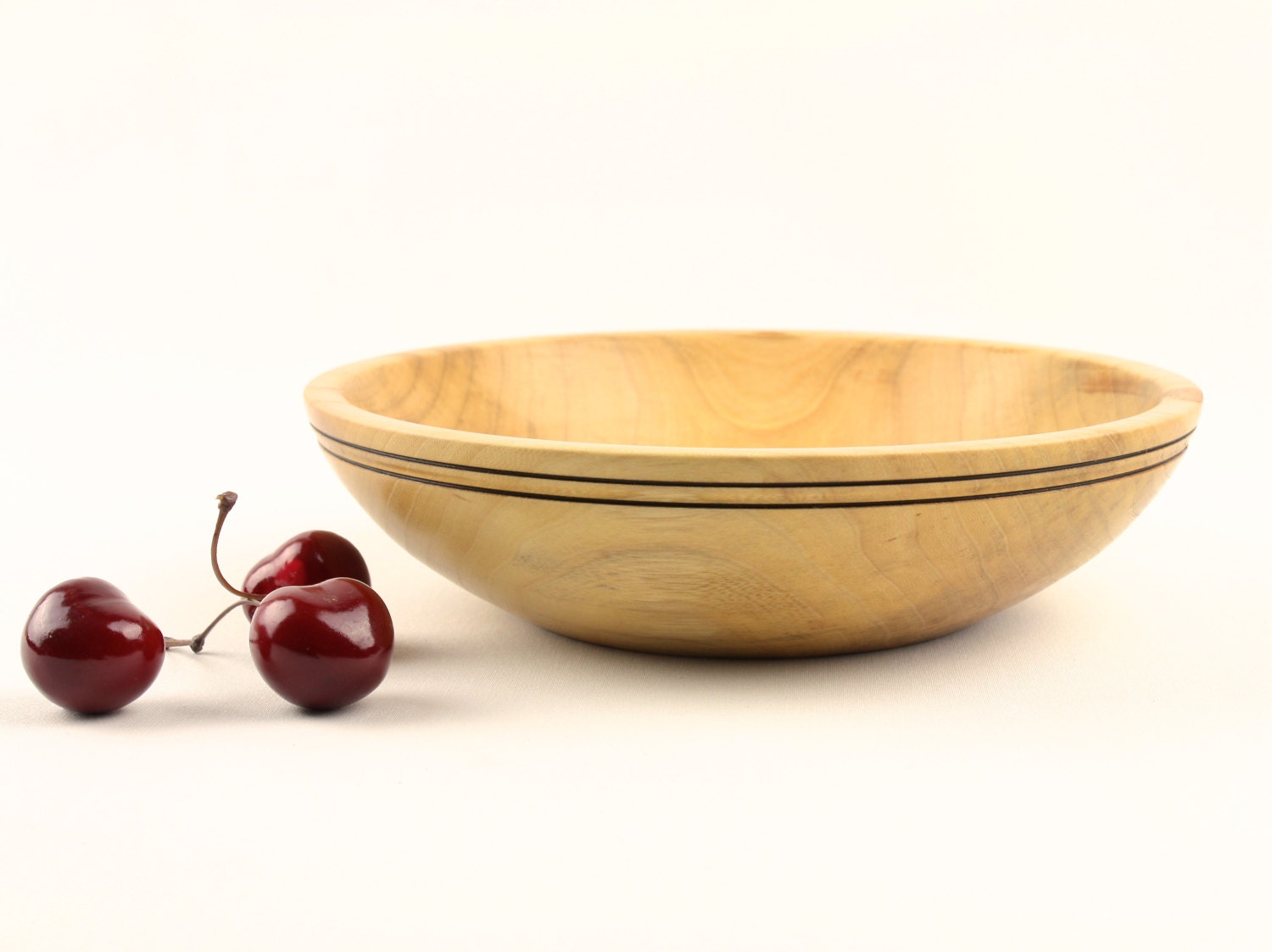Wooden Elm Bowl 8 1/4 inch Dish
