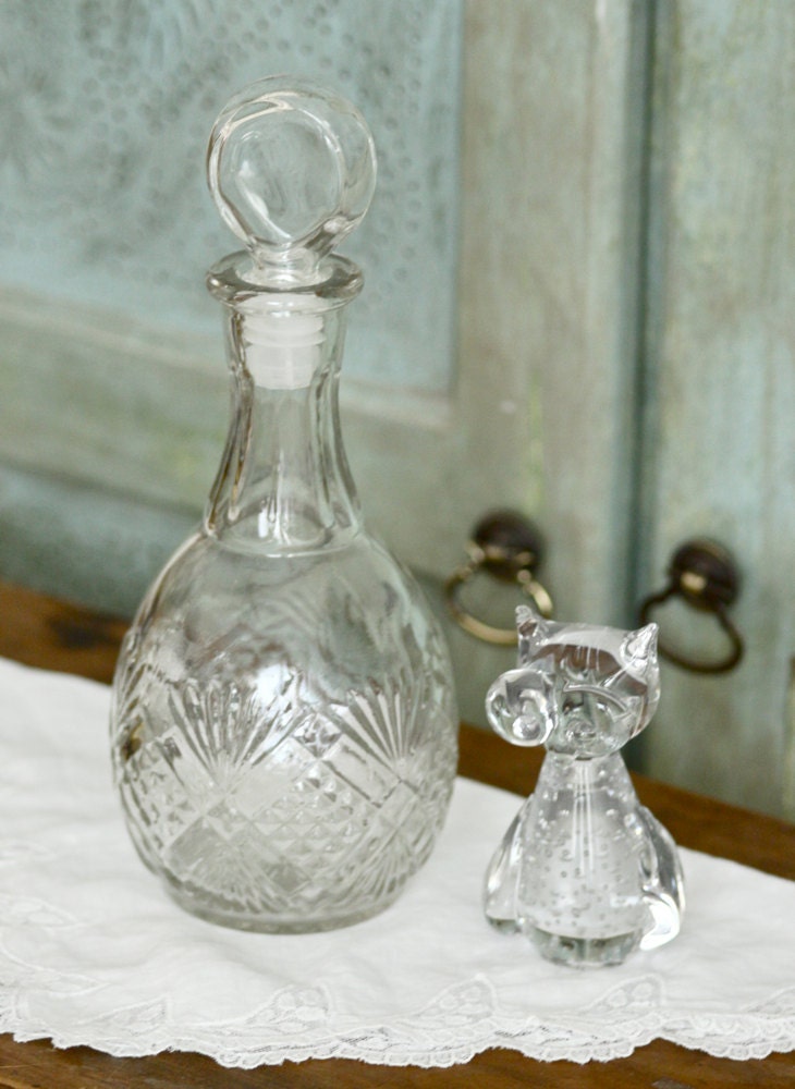 crystal liquor decanter
