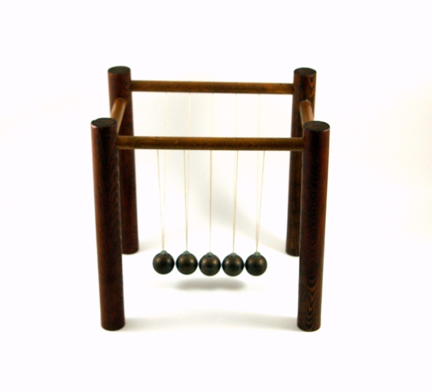 Vintage Newton's Cradle Kinetic Device or Desk Toy