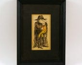 Pop Art Napoleon Framed Lithograph by Pacific Northwest Artist Roland Hurd