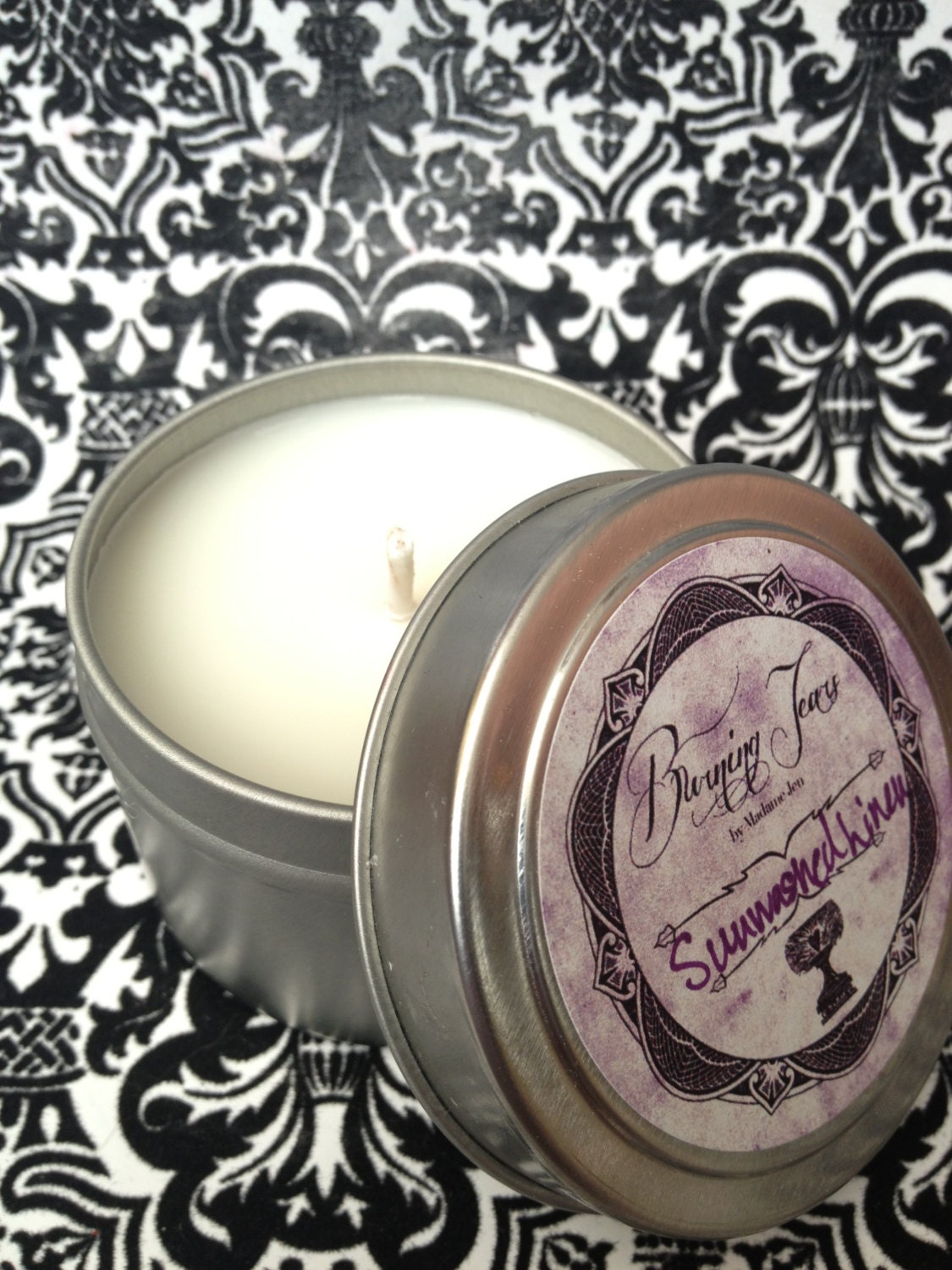 Sunwashed Linen - 4oz Tin All Natural Soy Candle