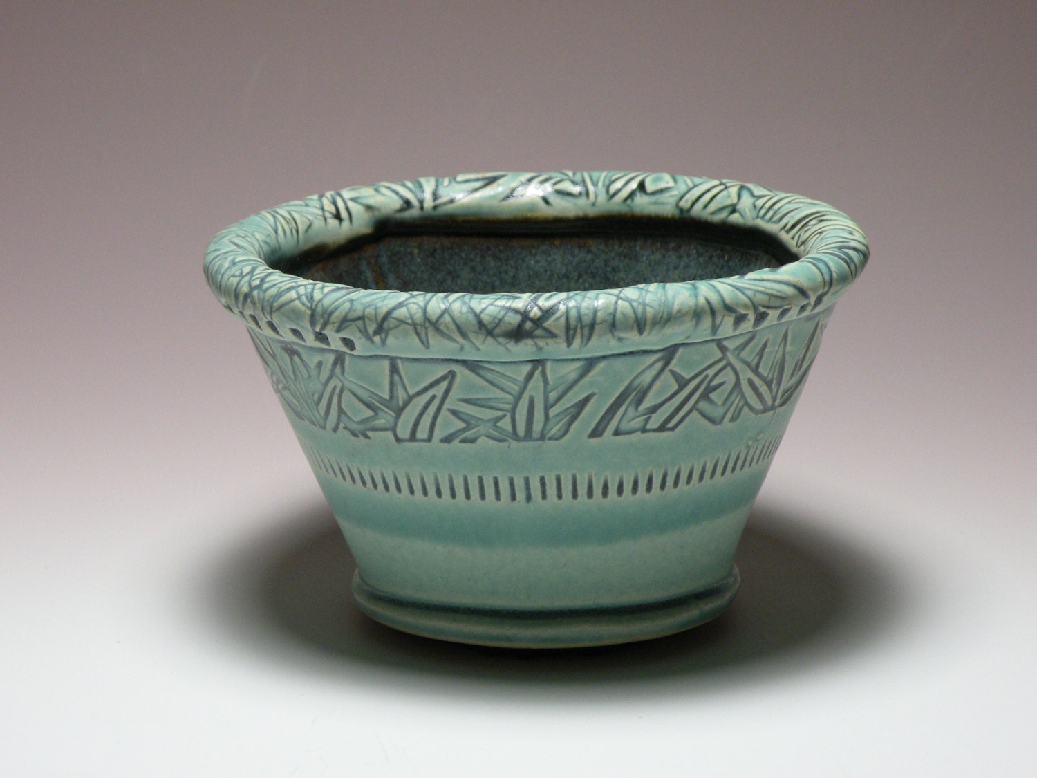 Handmade Jade Stoneware Bowl