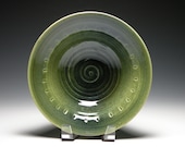 Handmade Stoneware Green Bowl