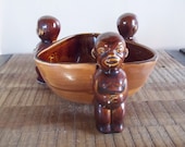Vintage Orchids of Hawaii Tiki Scorpion Bowl