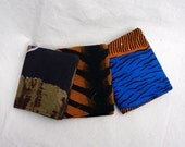 African print wallet
