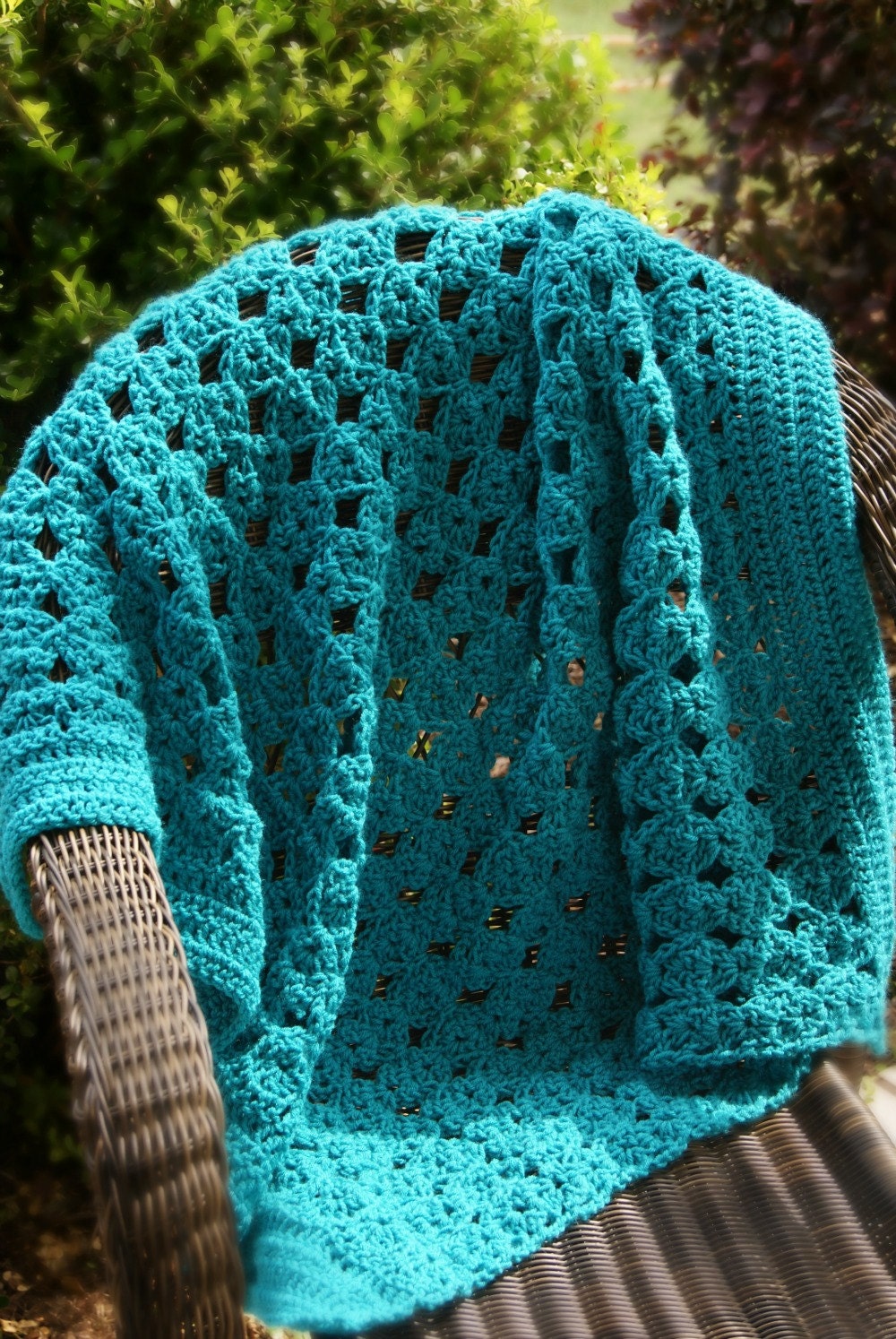 Crochet Pattern - La'T'dot Blanket - Photo tutorial included
