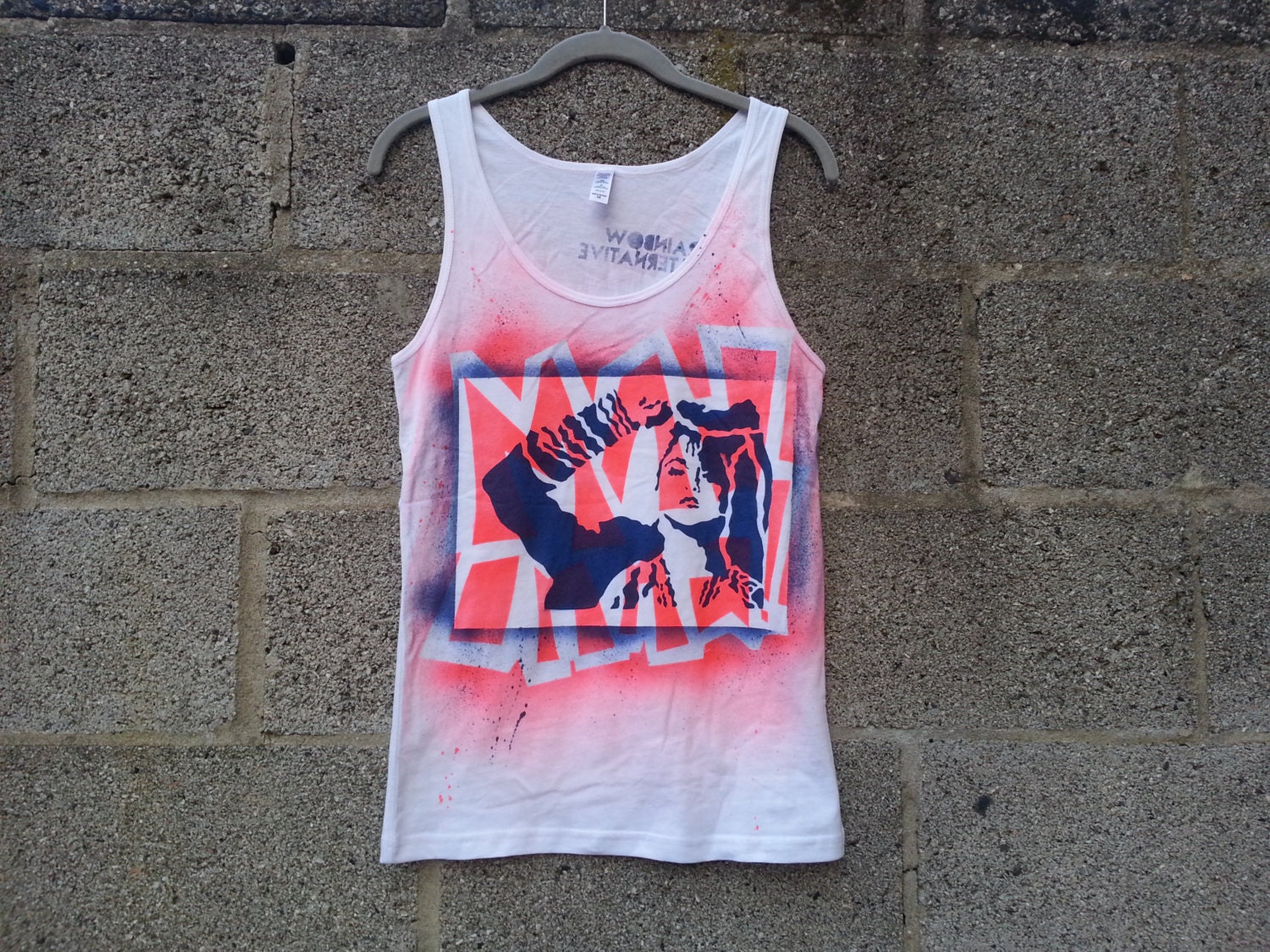 80s Madonna unisex tank top by Rainbow Alternative on Etsy
