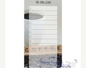 Coffee Reusable Magnetic To Do or Grocery List Dry Erase Planner Gift For Mom Unique Father's Day Gift