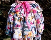 skirt, tutu,50s skirt,pop art, diva,circus ,dance, spring fashion, woman outwear,layers and frills, women fashion,street art,love