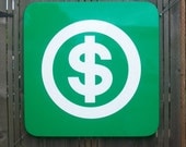 Todd Pierce Pictigram " US Dollar symbol MONEY " Lt. Ed.2/3 - Enamel on Steel
