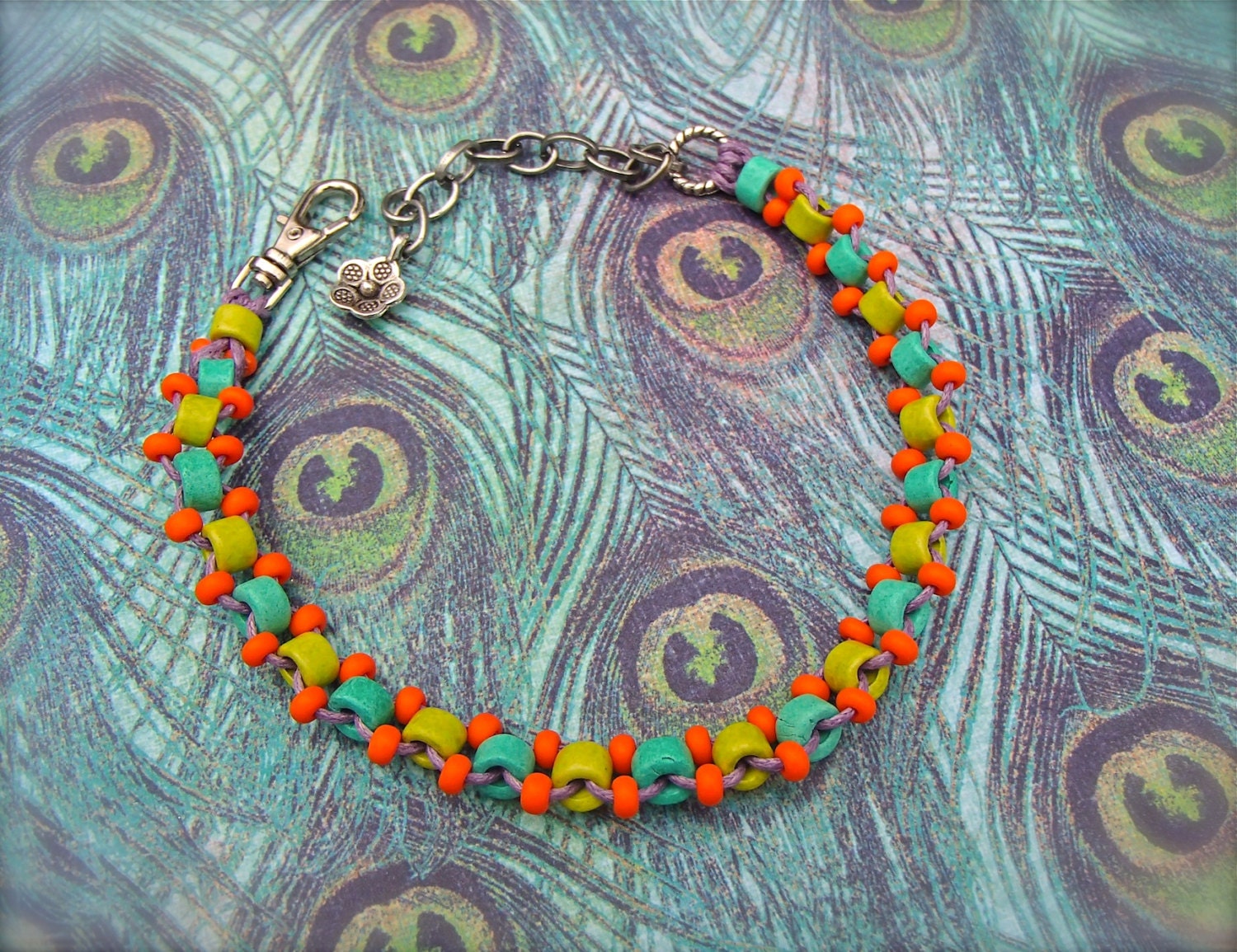 NEON ANKLE Bracelet beaded Anklet Western Native BOHO jewelry stackable anklets/bracelets barefoot sandals foot jewelry
