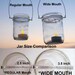 12 Hanging Garden Light DIY Mason Jar Lantern Hangers, DIY Candle Jar or Flower Vase Hangers, No Jars
