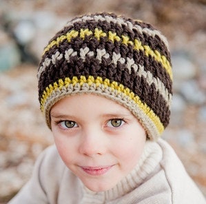 Firecracker Hat Textured Crochet Pattern - Instant Download Crochet Pattern
