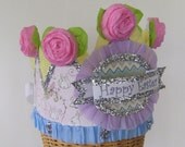 Easter Bunny Crown- Hat - adult or child - Vintage Bunny Il_170x135
