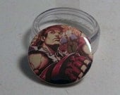 Comic Book 1.5" Button// Street Fighter// Ryu