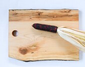 Discounted Wood Cutting Board, Natural Edge Salvaged Maple 816, Ready to Ship