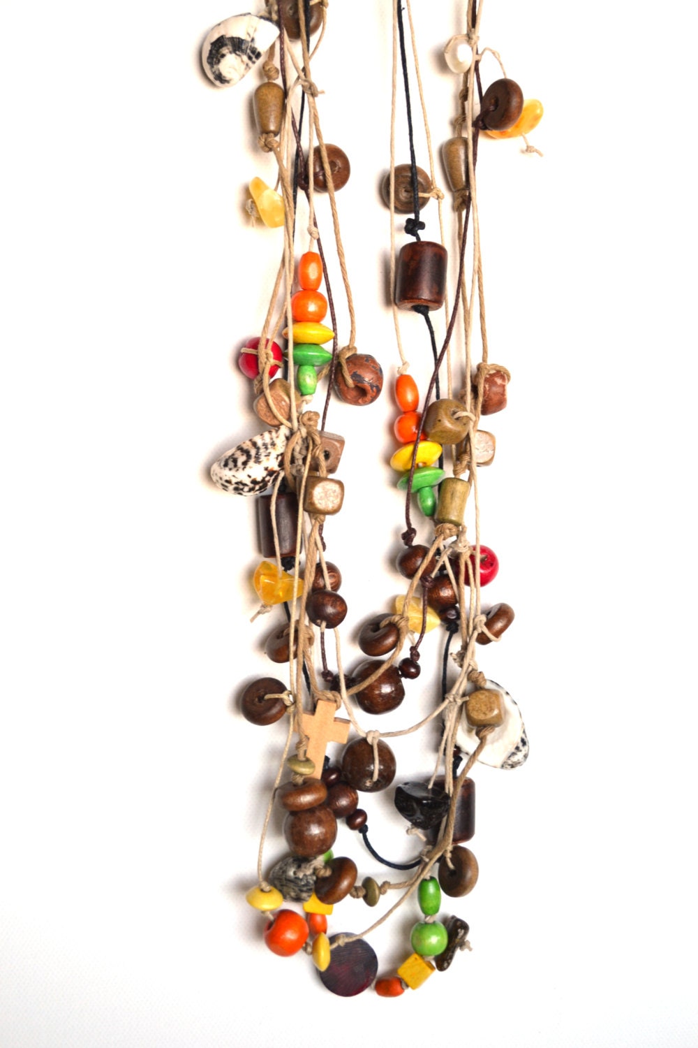 Handmade colorful hippie style necklace