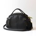 Leather Handbag - OPELLE Baby Botanist Bag - in Pebbled Leather