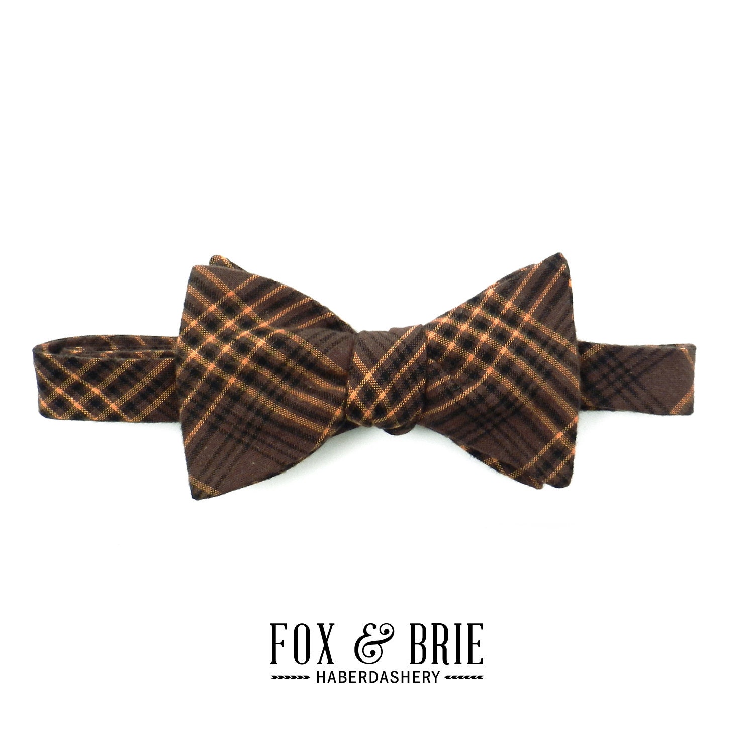 Wildwood Plaid Bow Tie
