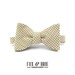 Natural Gingham Bow Tie