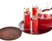 fruit punch drink set miniature food