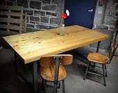 Salvaged Wood Table and 2 Chairs