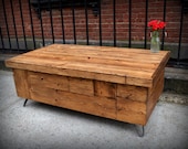 Salvaged Wood Coffee Tables w/Storage