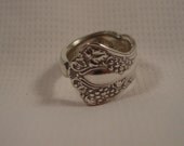 A Spoon Rings Plus Beautiful Spoon Ring With Grapes Size 10 Vintage Silver Spoon Jewelry t160