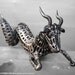 Recycled Metal Capricorn (small item) --- Zodiac Astrology sign sea-goat December January Earth