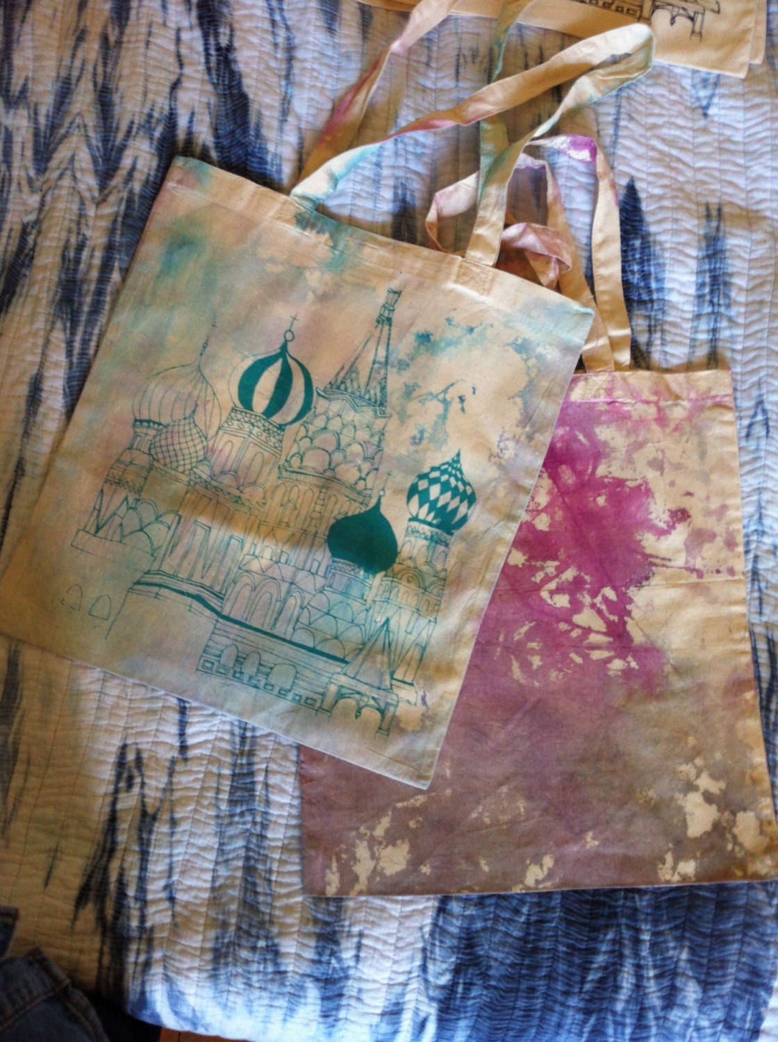 St Basil's Tote - Tie Dye