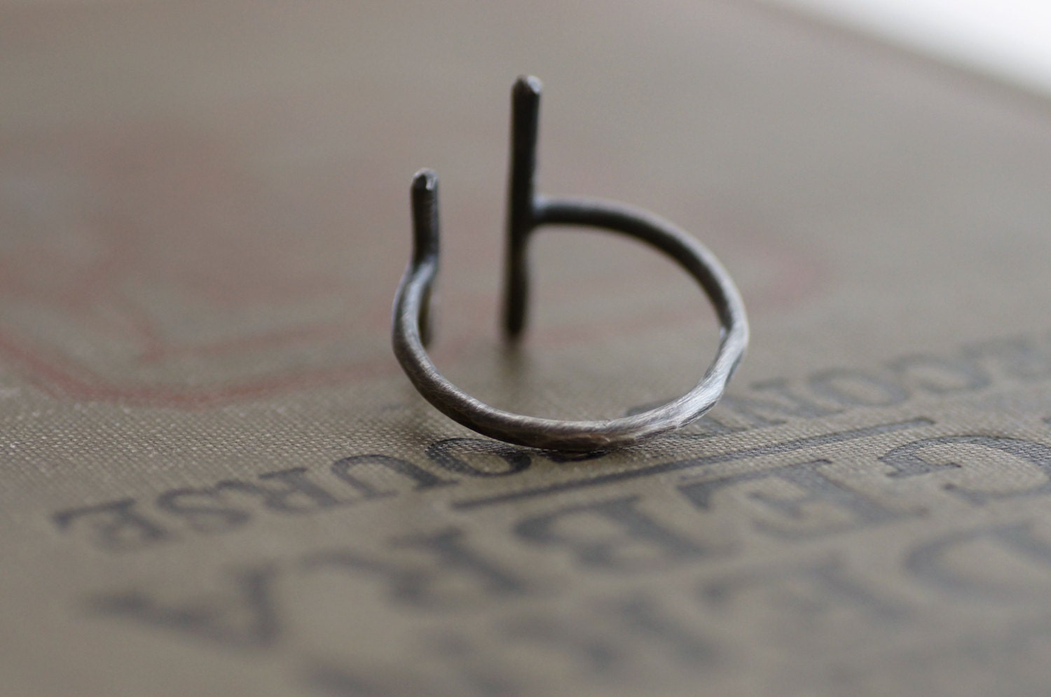 Parallel Bars - Sterling Silver Ring - Made to Order