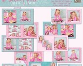 SALE SweetPea 10x10 Photo Album- custom photo templates for photographers on WHCC Specs