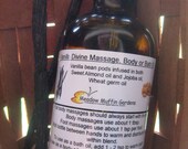 Vanilla Divine Massage, Body or Bath Oil, Romance, Seduction, Aphrodisiac