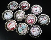Beautiful Christmas Magnet Set