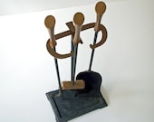 Vintage Mid Century Modern Fireplace Set Portland Willamette