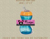 Minnie Mouse WATERPROOF Name Label Style DWL2706 - Large