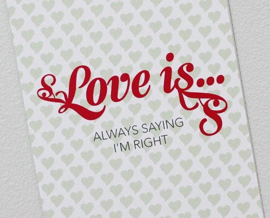 Love is always right