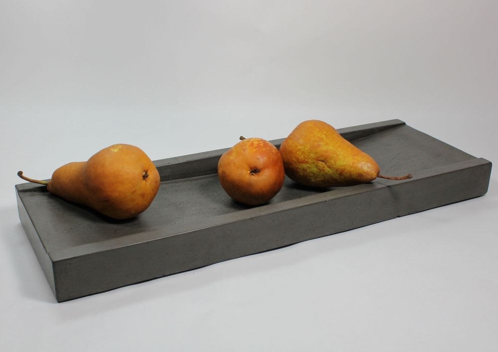 Dark Gray Concrete Tray