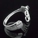 Silver Fork Bracelet in Fancy Design - Antique Silverware Bracelet