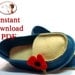 Baby Shoes Sewing pattern - Wool Felt Mocs