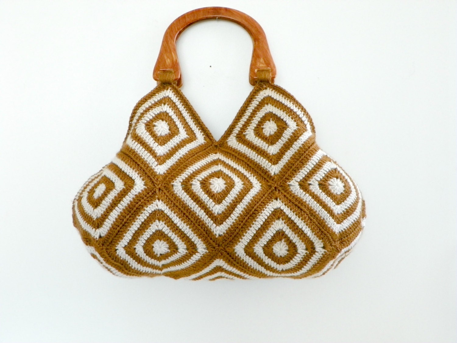 Crochet hand bag, granny square, fall autumn fashion, Striped Crochet bag, Summer Bag Afghan Crochet Bag, Handbag gift idea