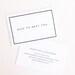 Margeaux: Letterpress Calling Cards - Set of 50
