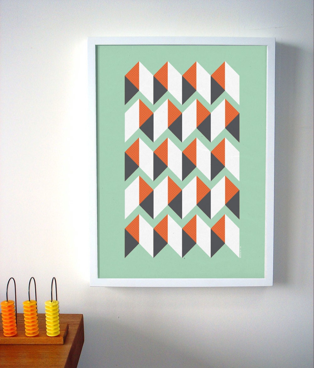 Geometric Pattern, Abstract Art Print, Abstract Poster