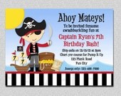 Pirate Party Invitations Boy Pirate Birthday Party Invitation Printable Il_170x135