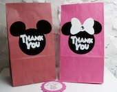 Minnie Mouse Personalized Party Favor Bags (10)