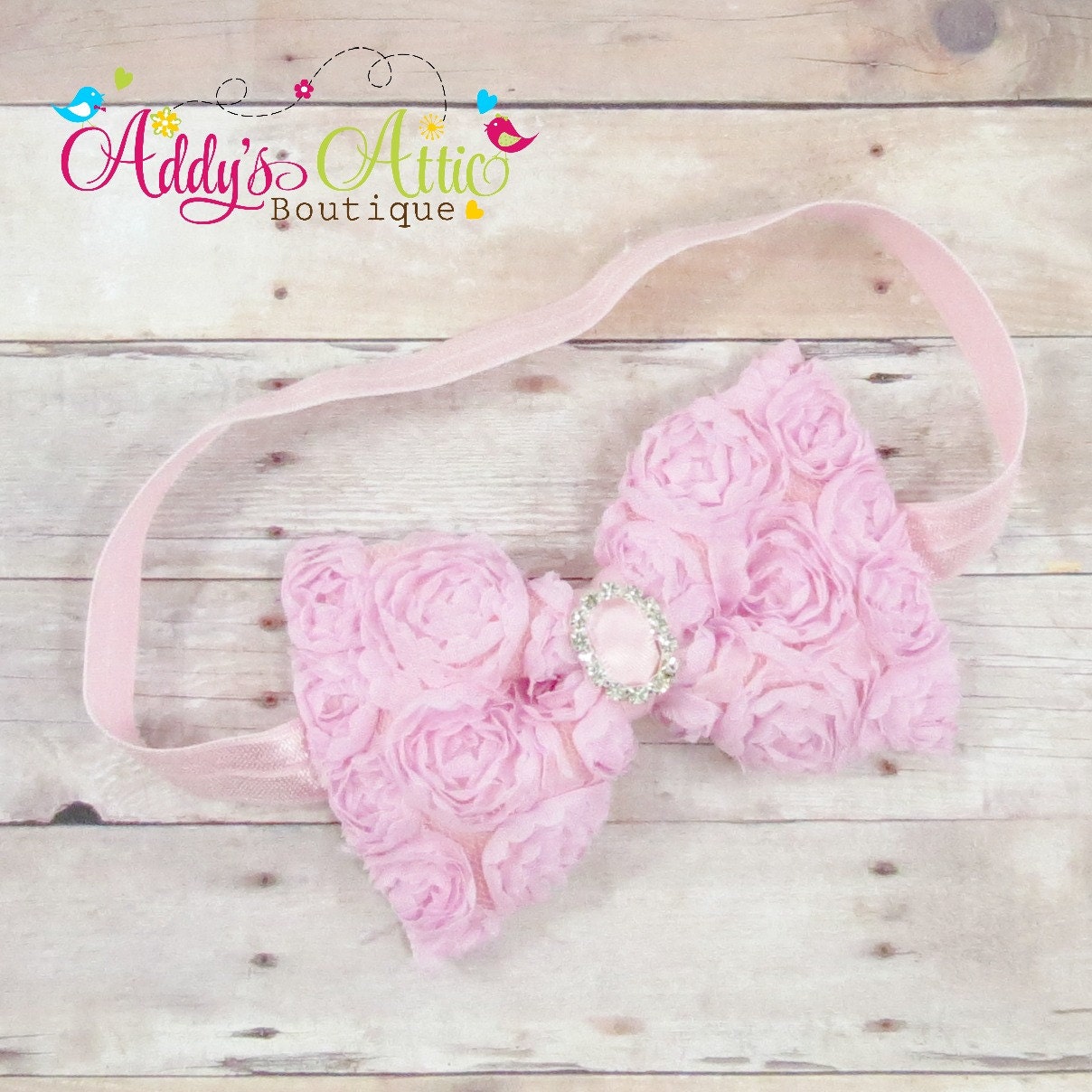 Baby Headband..Pink Headband..Newborn Headband..Toddler Headband..Valentine Headband..Easter