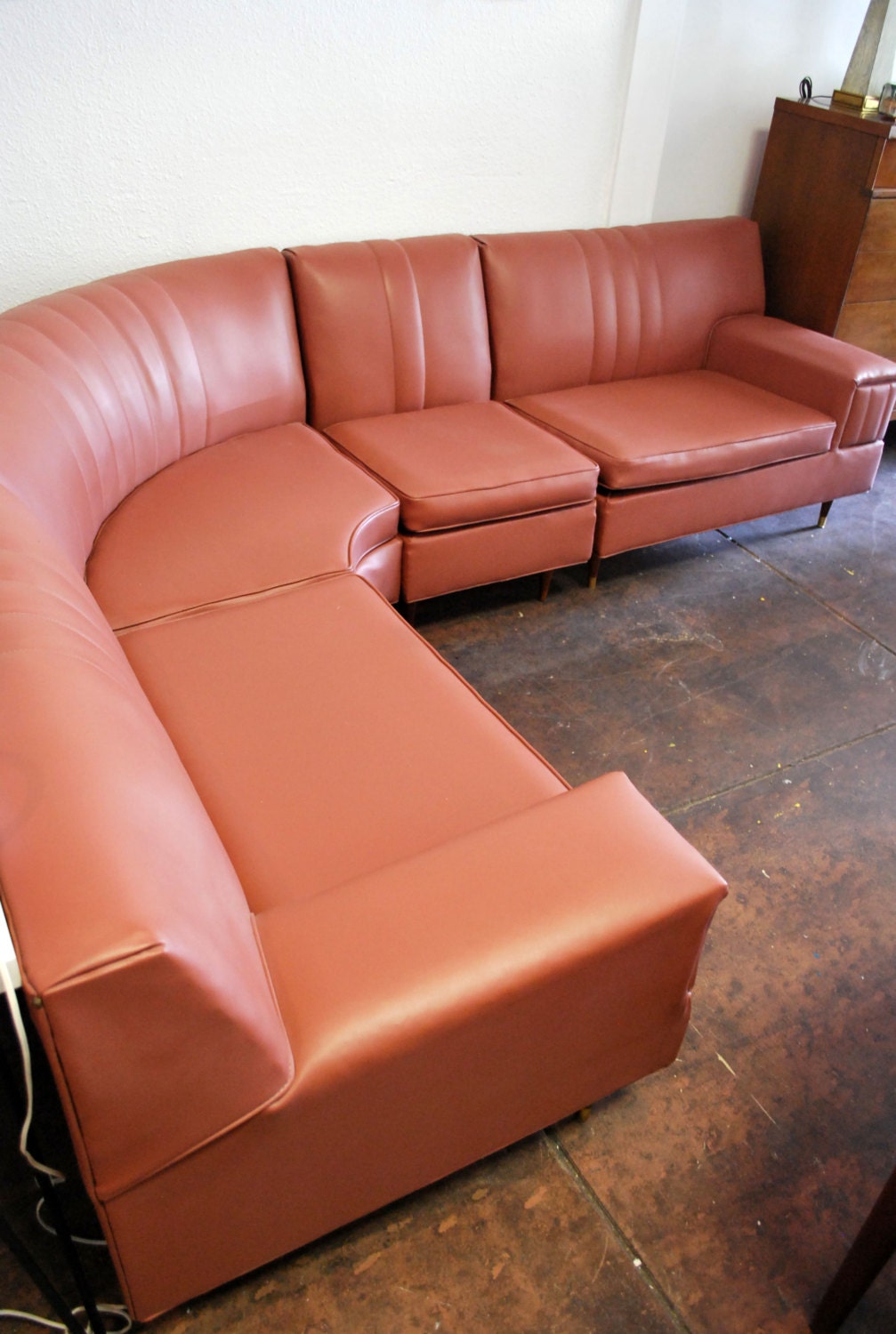 SALE Mid Century Sectional Sofa