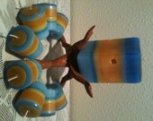 Ocean Breeze Deluxe Ice Candle Set