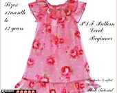 Dress Patterns for Girls, Valentina PEASANT Dress Pattern, Sewing Patterns for children, pdf, Tutorial,  12m-12y, pdf